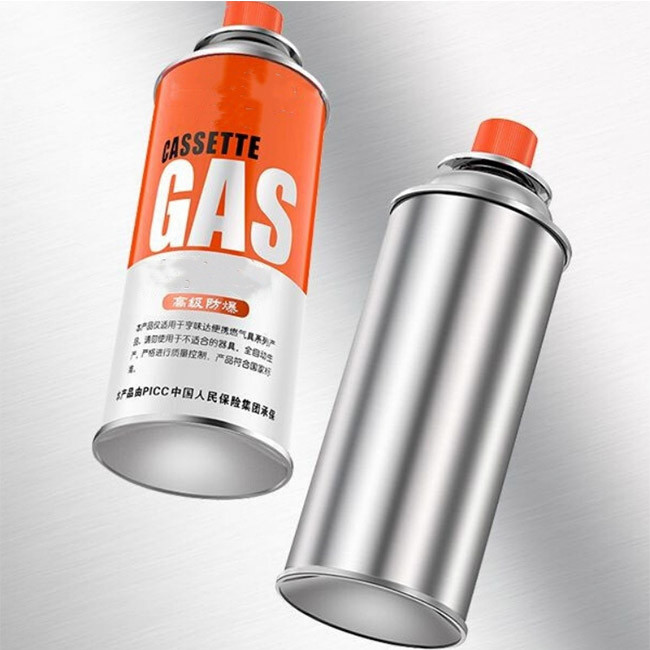 ODM Acceptable Butane Gas Canister for Customized Logo Design
