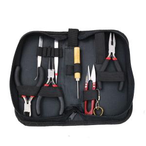 China 8pcs Jewelry Making Tool Kits Handmade Pliers Set With Scissor Tweezers wholesale