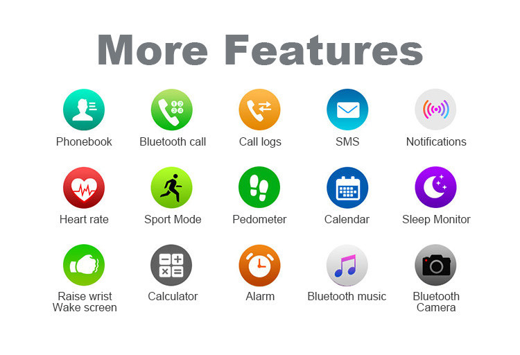 22mm Silicone Shell Fitness Tracker Smart Watch With Bluetooth Calling 260mAH