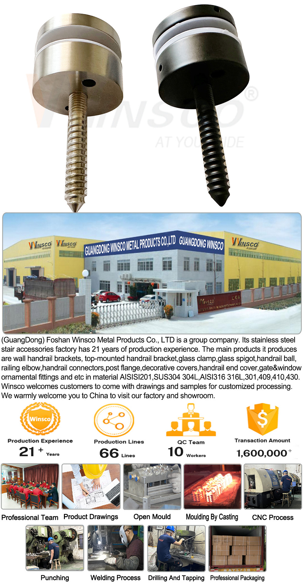 Hairline Black Satin M10 Advertising Screw AISI 304 316 Stainless Steel Standoff Pin Glass Adaptor Fit For 8mm-12mm 24mm