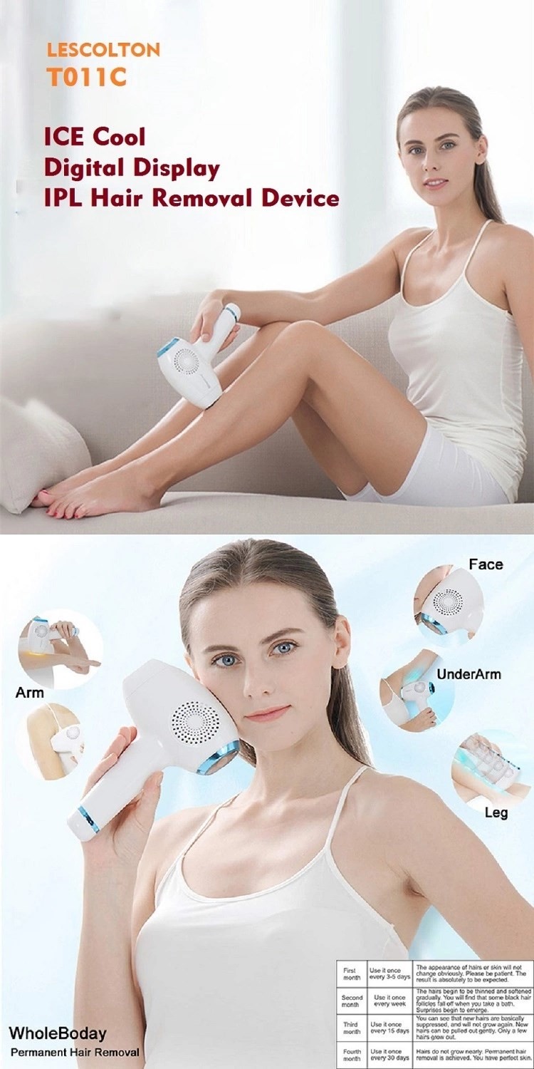 350000 Flashes 3.6cm2 320g Ice Cool IPL Hair Removal