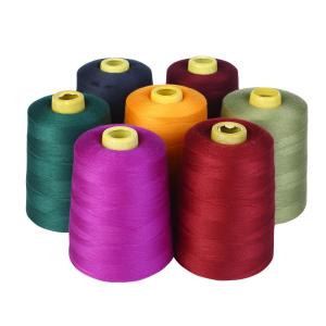 China 5000 Yards 40/2 100% Core Spun Polyester Sewing Thread Industrial Sewing Machine Thread Price wholesale