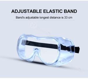 China Crystal Transparent PPE Safety Glasses Anti Fog Anti Scratch Safety Goggles wholesale