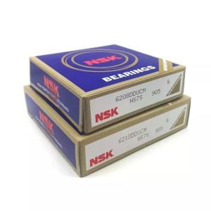 China Dustproof Single Row NSK Deep Groove Ball Bearing 40x80x18mm 6208 DDU C3 wholesale