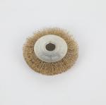 8500RPM 0.15mm Copper Plated Curved Wire Brush wear resistance