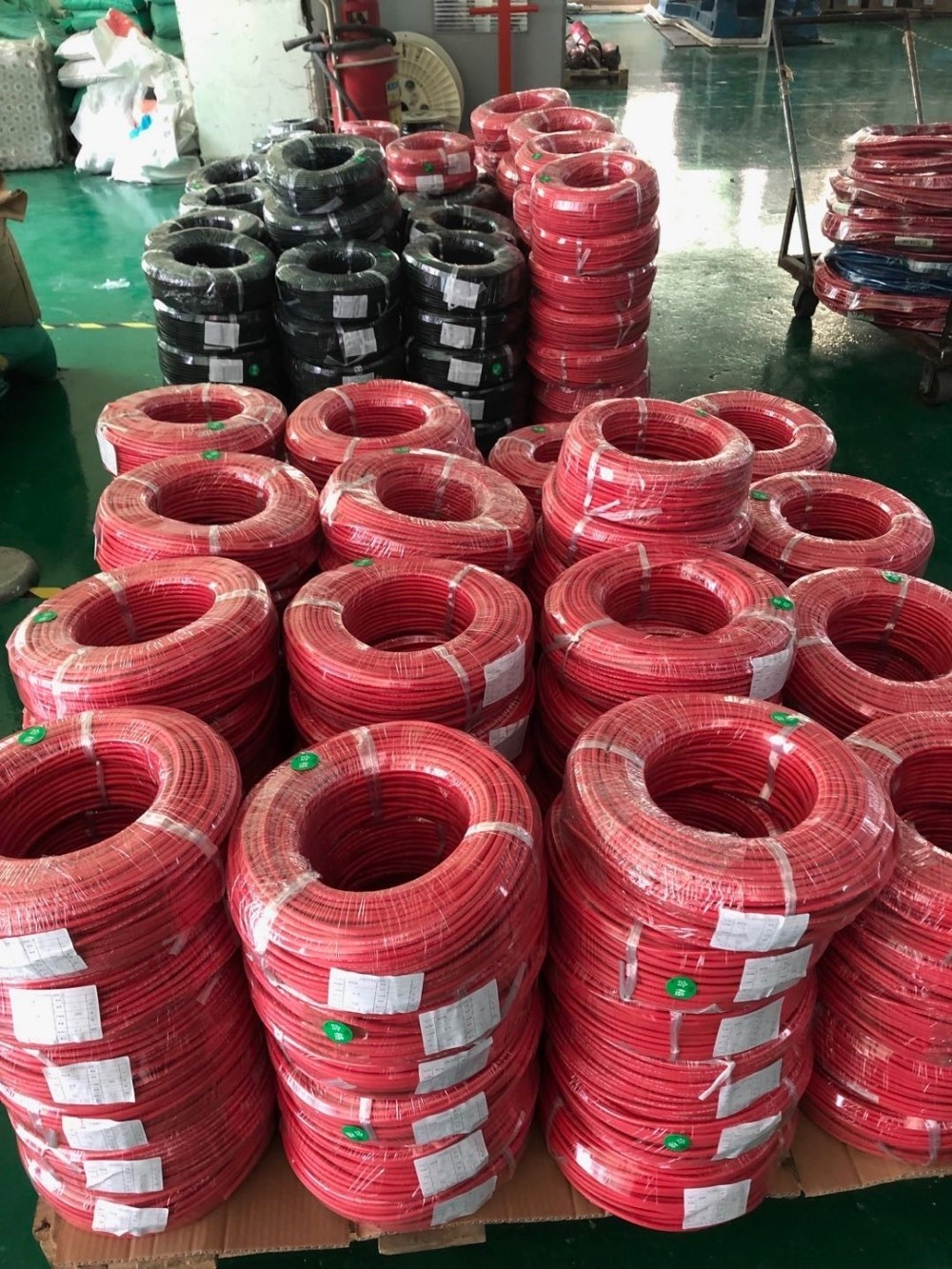 4 AWG Silicone Rubber Cable 600V 5000 Shares / 0.08mm Red Black Tinned Copper Wire