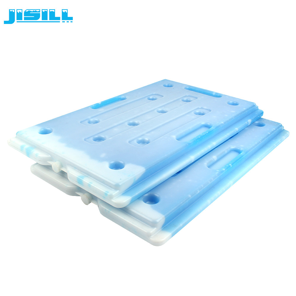 HDPE Plastic Blue Reusable Ice Blocks 3500g Weight For Frozen Food