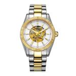 Popular Automatic Mens Wrist Watches Gold Plated CE ROHS Approved