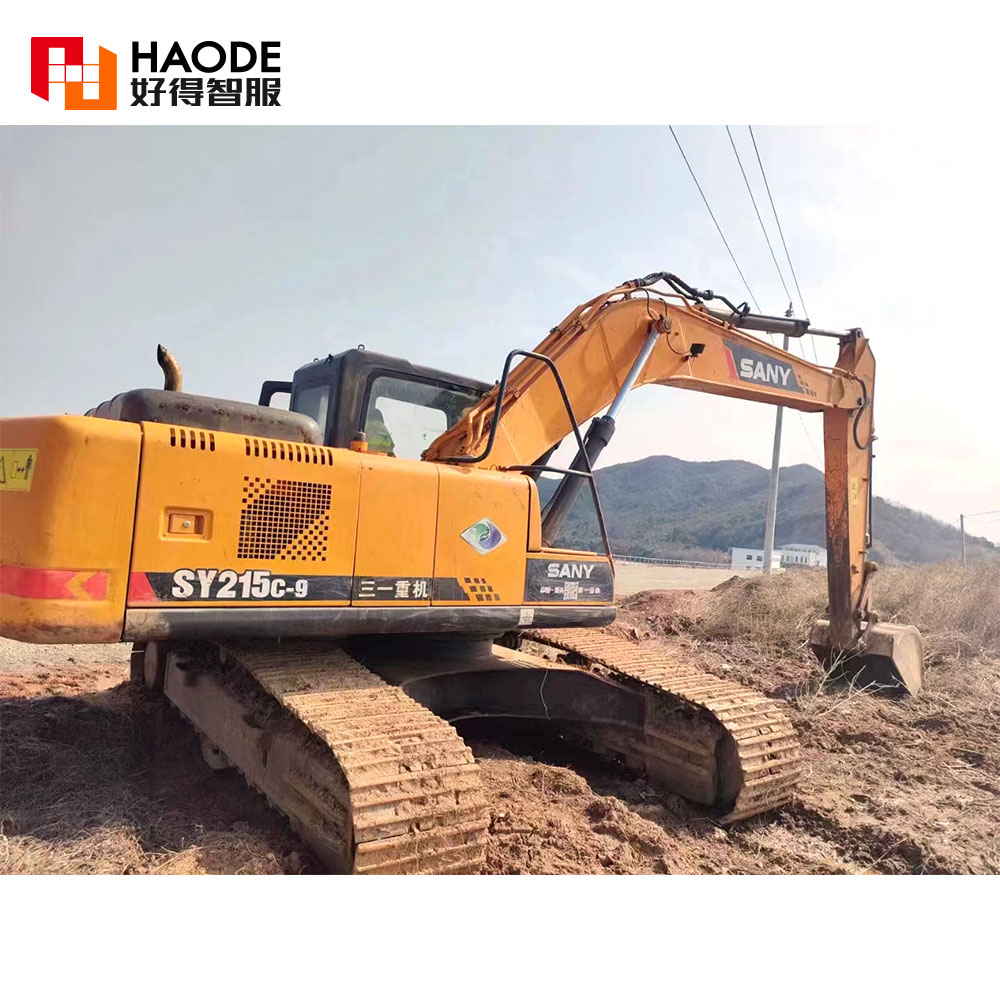 Top Hydraulic Valve Used 21.9 Tons Sany SY215c-g Crawler Excavator in Good Condition