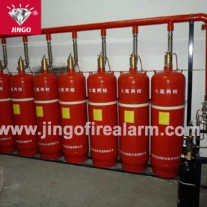 China Fire gas extinguisher pipeline FM200 extinguishing systems 180L wholesale