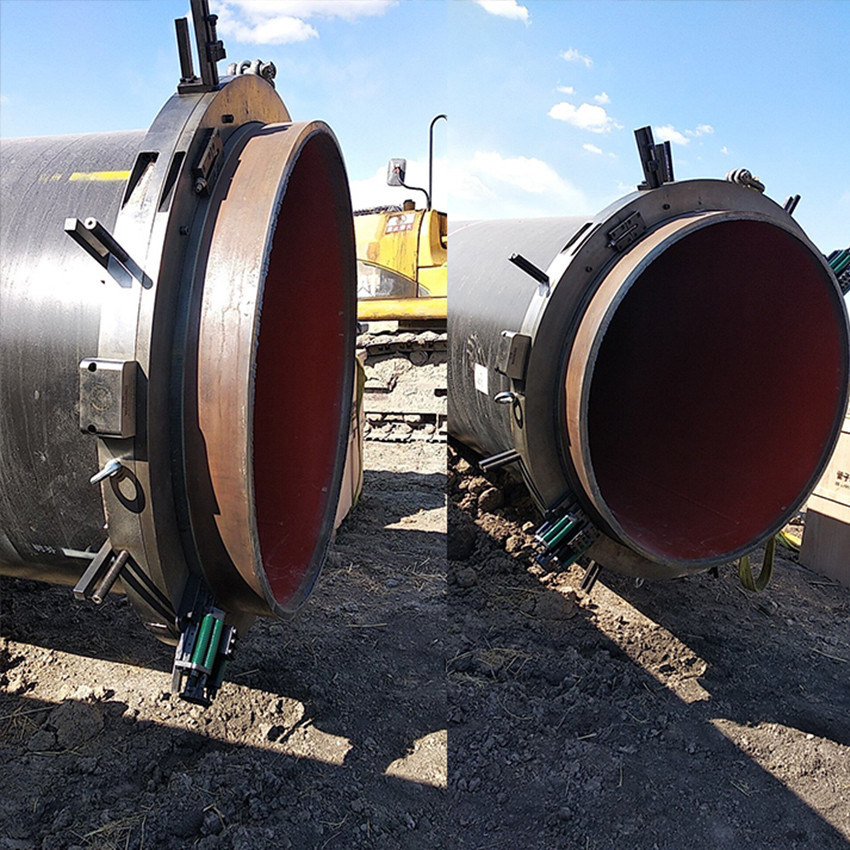 Hydraulic Electric Pipe Cutting And Beveling Machine With Smooth Slope