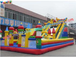 China 0.55mm Tarpaulin Large Amusement Park Commercials Inflatable Playground wholesale