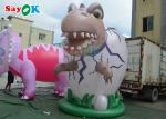 4m Inflatable Giant Dinosaur For Festive Decoration Wind Resistance