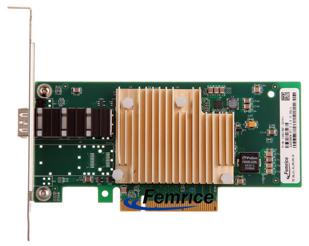 Femrice 10G 1 Port Gigabit Ethernet Server And Workstation Application Server Interface Card With SFP-10G-SR Module