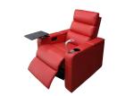 Leather Home Cinema Sofa Modern Recliner Chair With USB Charger