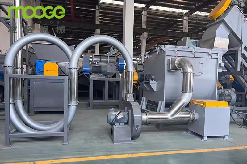 PP PE Film Recycling Machine Crusher Shredder Wash Line Film