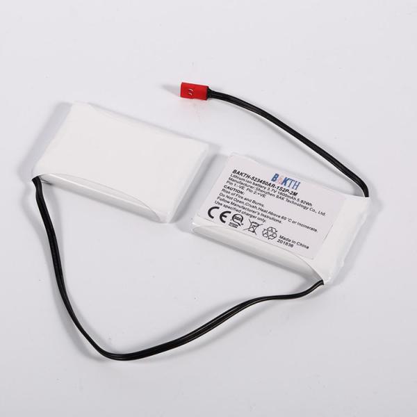 Rechargeable Snow / Ski Boots Use Flat Lithium Battery 523450AR 1S2P 3.7v 2200mAh Li-ion Battery