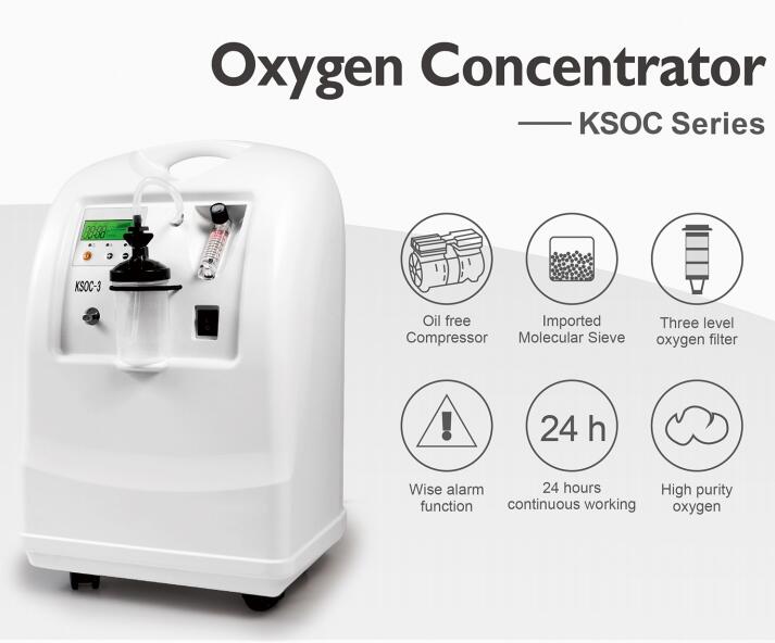 Teveik CE 320va De Oxigeno Portable Medical Concentrador 1L
