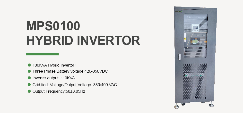 Hybrid Solar Power Generator System High Output Mppt Inverter 5kw 10kw