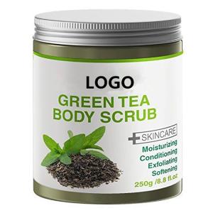 China Whitening Smooth Green Tea Body Scrub Blackhead Remover / Whitehead Exfoliating wholesale