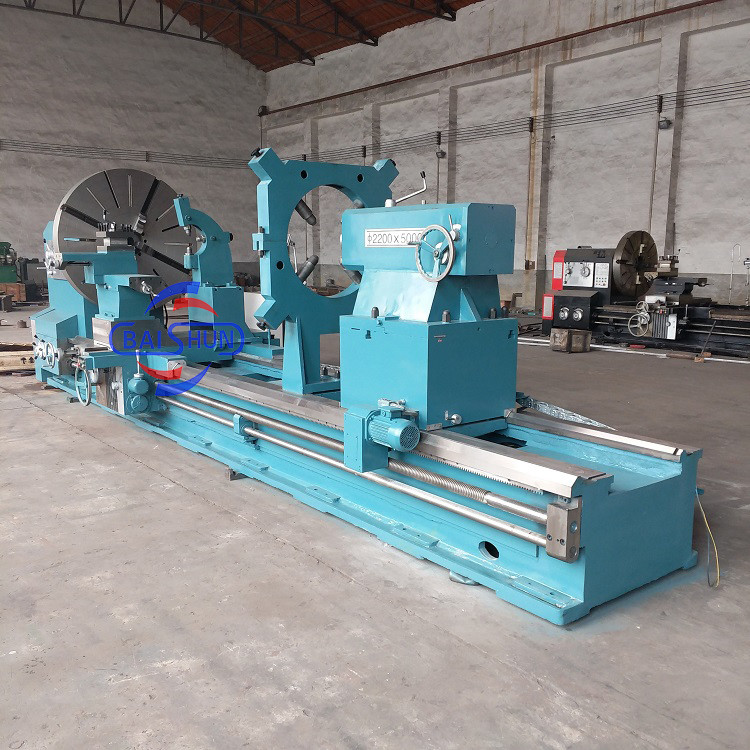 Factory 32T 40T 50T 75T Large Swing Lathe Heavy Duty Lathe Machine For Machining Long Shaft