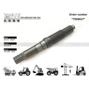 China TZ263B2002-01 PC120-6 Excavator Travel Motor Shaft Steel Tear Resistance wholesale
