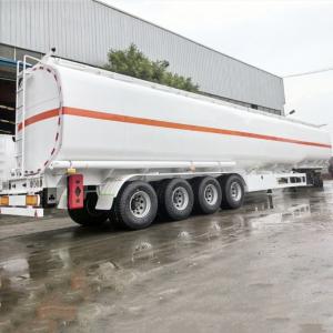 China TITAN 4 Axle 70000 Liters Crude Palm Diesel Oil Tanker Price wholesale