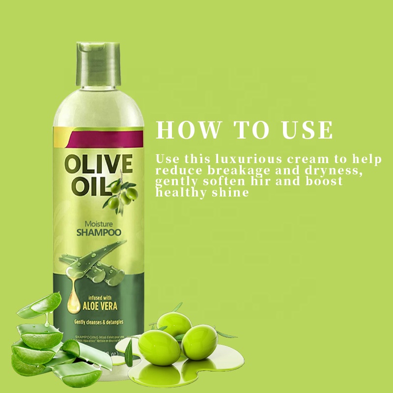 Organic Olive Oil Hair Shampoo and Conditioner for Black Women Lightening Formula