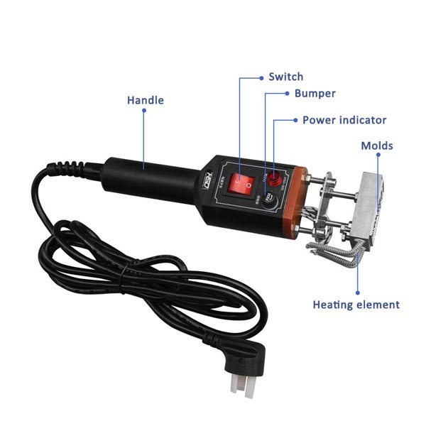 Manual Handheld Stamping Machine Bronzing Embosser For Wood Pallet