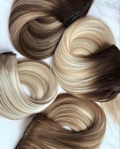 China Beautiful color Russian hair quality Genius weft European hair hair extensions for wholesale wholesale