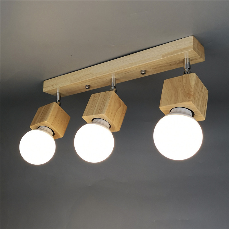 Nordic Modern Wood Square Ceiling Lights for Living Room Kitchen Porch Aisle corridor decor ceiling lamp(WH-WA-55)