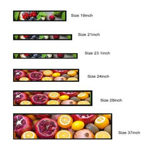 China Ultra Wide Stretched Bar LCD Display Wall Mount 19.5 Inch 24 Inch 35 Inch wholesale