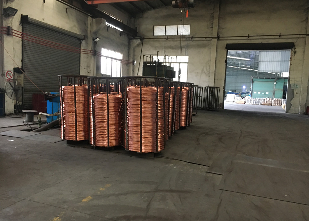 8mm Diameter Upcast Copper Rod Machine Production Line