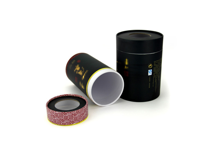 Customized Luxury Paper Packaging Tube Box Offset Printing Embossing