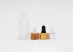 15ml Clear Frosted Perfume Dropper Bottles , Glass Oil Dropper