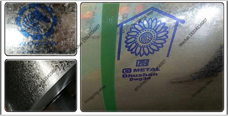 galvanized steel strips / big spangle gi coils dx51d +z grade / gi sheets