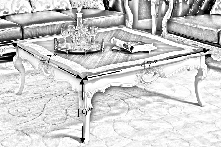 Coffee table supplier coffee table solid wooden table living room furniture FC-105A