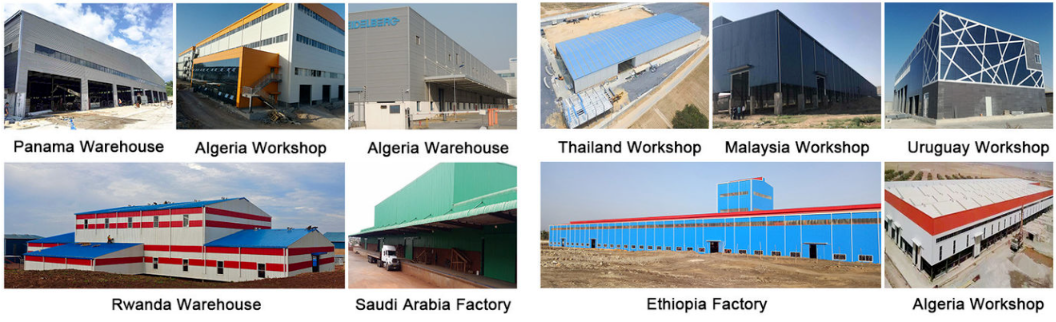 Custom Prefabricated Steel Structure Workshop for Warehouse Factory