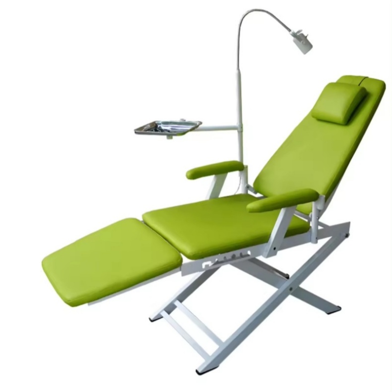 Plan B For Dentist Portable Folding Dental Chair Light Weight Portable Dental Chair With Dental Turbine