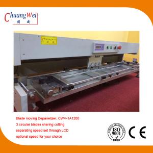 China LCD Display Automatic Glass Cutting Machine 3 Circular Blades wholesale