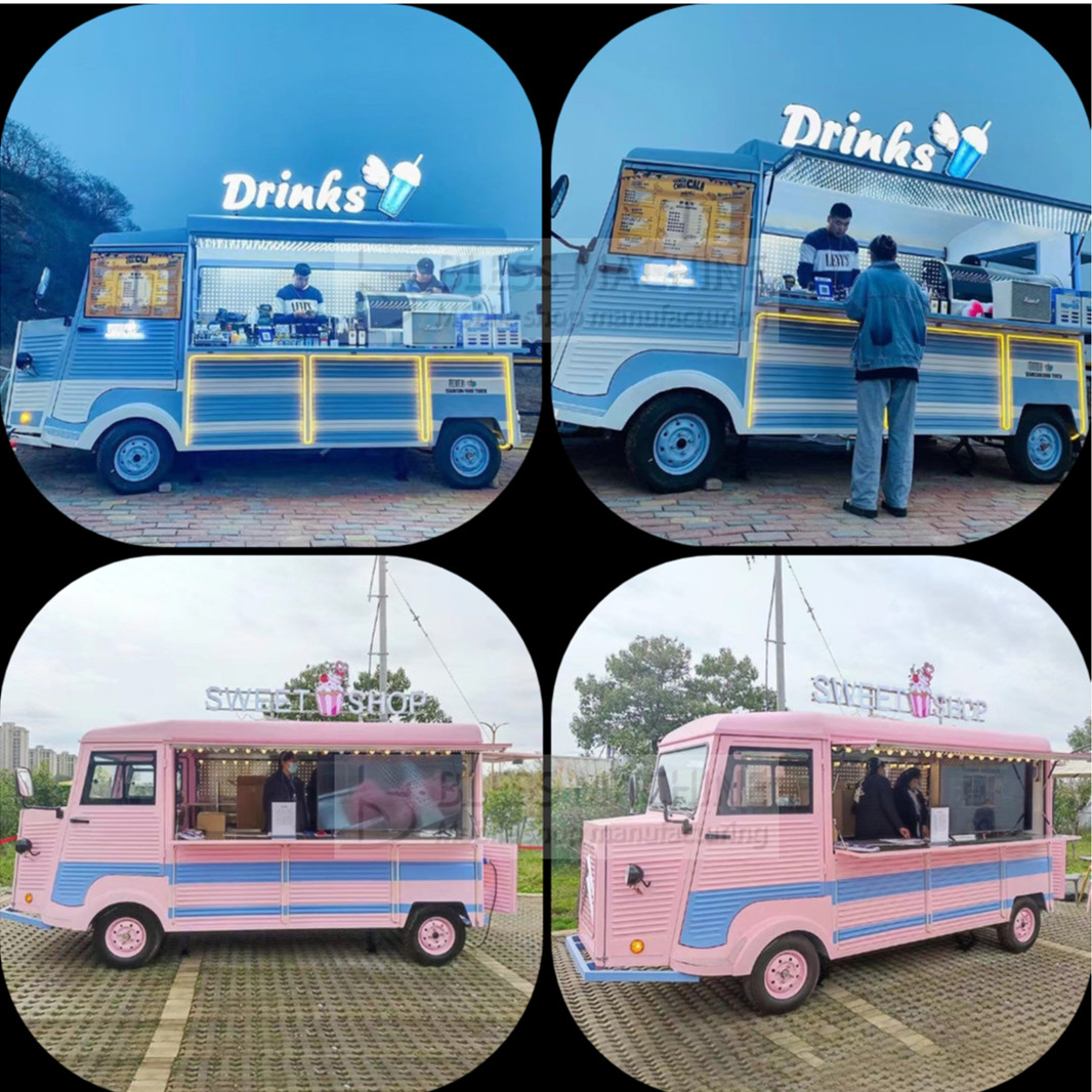 2023 Outlet Multipurpose Electric Mobile Van for Fast Food Snacks Drinks and Coffee