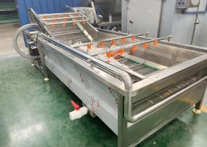 China Industrial 1750 Capacity Fruit Vegetable SUS304 air Bubble Washing Machine wholesale