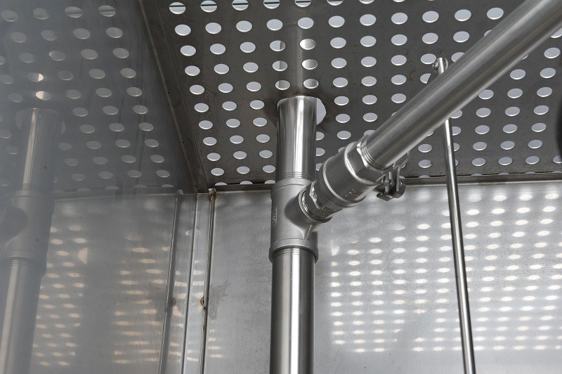 Stainless steel emergency shower room , eyewash Room Eyewash machine stainless steel Emergency body shower Room