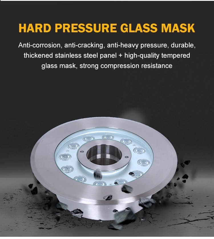 Stainless Steel Case Waterproof Boat Lights 15W 3000k - 6000k CCT 1 Year Warranty