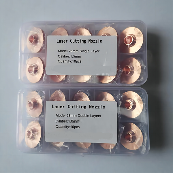 Single Double Layer Fiber Laser Nozzle For Precitec Raytools Cutting Machine