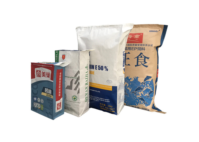 Bread Wheat Flour Packaging Bag Kraft Paper Bag Custom Logo