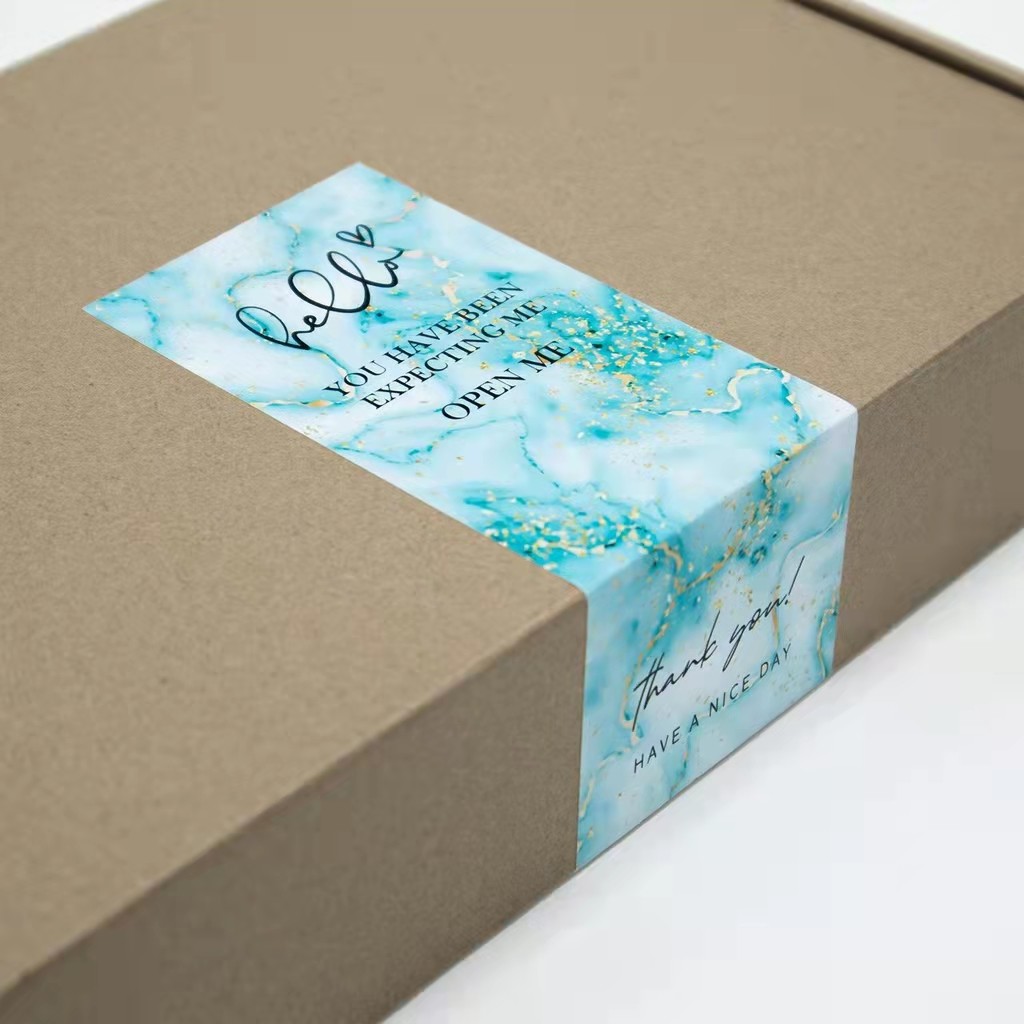 Customizable Tear Resistant PVC Adhesive Seal Sticker Label Permanent Logo Printing
