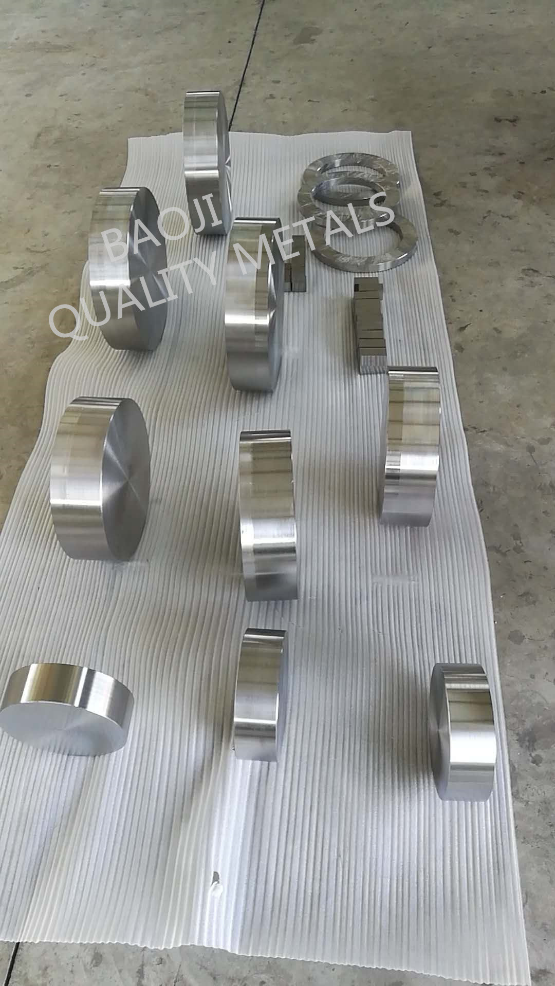 ASTM 348 Titanium Alloy Ring , Ti-6AL-4V Titanium Machining Parts For Automobile