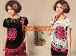 Crocheted Casual Knitting Feminino Pullovers, Spring Fashion, Womens Apricot,