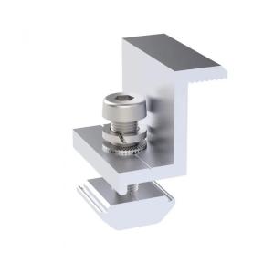 China Photovoltaic Solar End Clamp Mounting Weatherproof UV Resistant wholesale